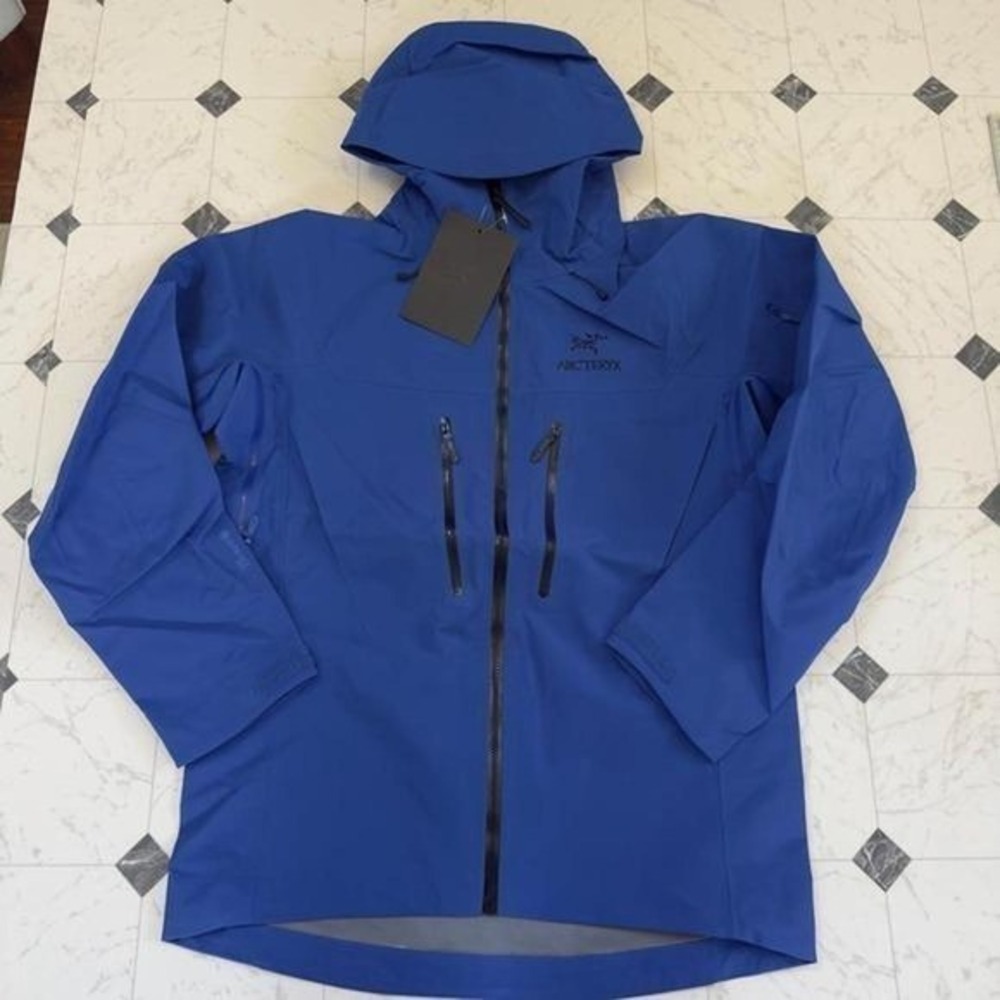Arc'teryx Alpha SV Gore-Tex Pro Jacket Blue Waterproof Shell Hooded Size M